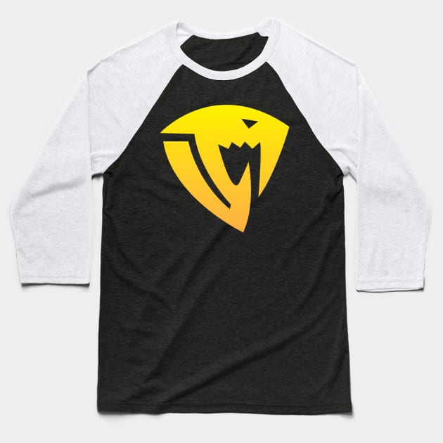 Sabertooth Logo Baseball T-Shirt by AzMcAarow